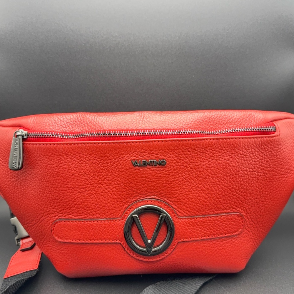 Mario Valentino Red Leather Bag